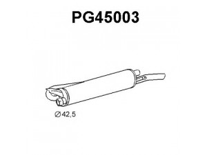 VENEPORTE PG45003 galinis duslintuvas 
 Išmetimo sistema -> Duslintuvas
172498, 172643