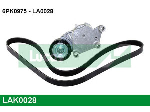 LUCAS ENGINE DRIVE LAK0028 V formos rumbuotas diržas, komplektas 
 Techninės priežiūros dalys -> Techninės priežiūros intervalai