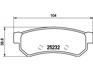 HELLA PAGID 8DB 355 019-591 stabdžių trinkelių rinkinys, diskinis stabdys 
 Techninės priežiūros dalys -> Papildomas remontas
96800089