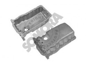 SOMORA 350964A alyvos karteris 
 Variklis -> Tepimas -> Alyvos karteris/dalys -> Alyvos karteris
038103601N, 038103603N, 038103603NA