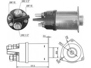 MAGNETI MARELLI 940113050043 solenoidinis jungiklis, starteris
9Y1945