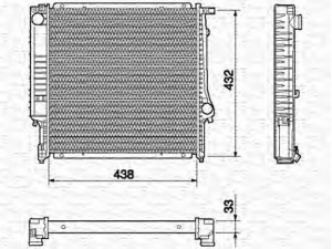 MAGNETI MARELLI 350213426000 radiatorius, variklio aušinimas 
 Aušinimo sistema -> Radiatorius/alyvos aušintuvas -> Radiatorius/dalys
1711171259, 17111712850, 17111719259