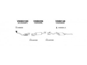 VENEPORTE 800222 išmetimo sistema 
 Išmetimo sistema -> Išmetimo sistema, visa