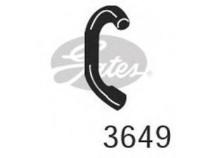 GATES 3649 radiatoriaus žarna 
 Aušinimo sistema -> Žarnelės/vamzdeliai/sujungimai -> Radiatoriaus žarnos