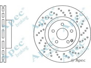 APEC braking DSK2866 stabdžių diskas 
 Dviratė transporto priemonės -> Stabdžių sistema -> Stabdžių diskai / priedai
2304210512, 2304210812, A2304210512