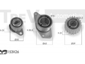 TREVI AUTOMOTIVE KD1094 paskirstymo diržo komplektas 
 Techninės priežiūros dalys -> Papildomas remontas
7701477046, 30865077S1