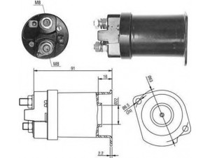 MAGNETI MARELLI 940113050377 solenoidinis jungiklis, starteris