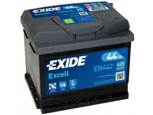 EXIDE _EB442 starterio akumuliatorius; starterio akumuliatorius 
 Elektros įranga -> Akumuliatorius
4G0 915 105 G, 24410-AY60A, 8200253387