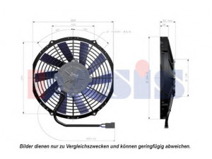 AKS DASIS 870009N ventiliatorius, radiatoriaus