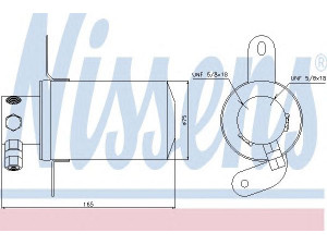 NISSENS 95228 džiovintuvas, oro kondicionierius 
 Oro kondicionavimas -> Džiovintuvas
202 830 02 83, A2028300283