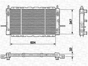 MAGNETI MARELLI 350213496000 radiatorius, variklio aušinimas 
 Aušinimo sistema -> Radiatorius/alyvos aušintuvas -> Radiatorius/dalys
1640385, 1652501, 1652506, 87BB8005GB