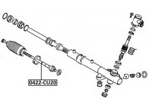 ASVA 0422-CU20 vidinė skersinė vairo trauklė 
 Vairavimas -> Vairo mechanizmo sujungimai
MR403100