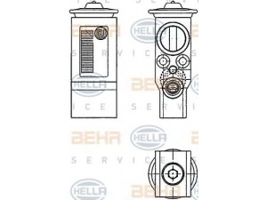 HELLA 8UW 351 234-231 išsiplėtimo vožtuvas, oro kondicionavimas 
 Oro kondicionavimas -> Vožtuvai
16 18 291, 93 31 4067, 93175275