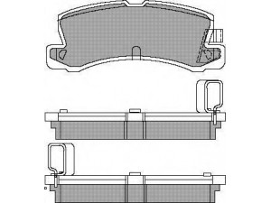 AISIN ASN-2189 stabdžių trinkelių rinkinys, diskinis stabdys
251698151C, 251698151F, 251698151G