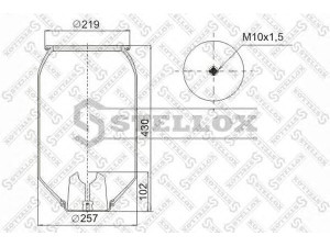 STELLOX 90-08093-SX dėklas, pneumatinė pakaba
81436010025, 81436010050, 81436010054
