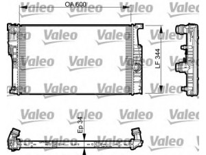 VALEO 735493 radiatorius, variklio aušinimas
17117606017