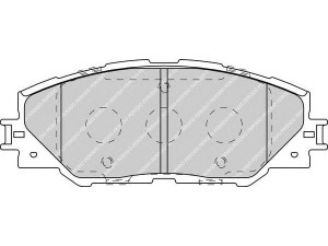 FERODO FSL4136 stabdžių trinkelių rinkinys, diskinis stabdys 
 Techninės priežiūros dalys -> Papildomas remontas
04465 42140, 04465 42180, 04465-42180