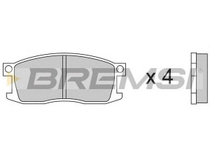 BREMSI BP2190 stabdžių trinkelių rinkinys, diskinis stabdys 
 Techninės priežiūros dalys -> Papildomas remontas
4502169301, 45021693601, 4502269201