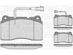 MAGNETI MARELLI 363916060113 stabdžių trinkelių rinkinys, diskinis stabdys 
 Techninės priežiūros dalys -> Papildomas remontas
77362226, 77363328, 77363545, 77364265