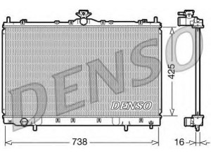 DENSO DRM45012 radiatorius, variklio aušinimas 
 Aušinimo sistema -> Radiatorius/alyvos aušintuvas -> Radiatorius/dalys
MR993566