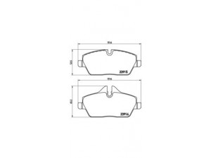BREMBO P 06 034 stabdžių trinkelių rinkinys, diskinis stabdys 
 Techninės priežiūros dalys -> Papildomas remontas
34112288854, 34112288855, 34116767143
