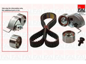 FAI AutoParts TBK225 paskirstymo diržo komplektas 
 Techninės priežiūros dalys -> Papildomas remontas
