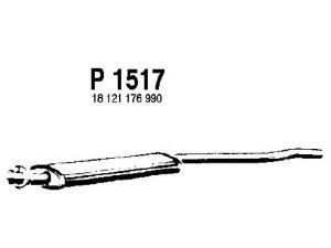 FENNO P1517 vidurinis duslintuvas 
 Išmetimo sistema -> Duslintuvas
18121176990