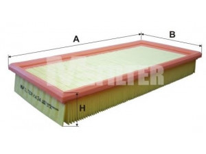 MFILTER K 434 oro filtras 
 Techninės priežiūros dalys -> Techninės priežiūros intervalai