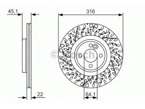 BOSCH 0 986 479 583 stabdžių diskas 
 Stabdžių sistema -> Diskinis stabdys -> Stabdžių diskas
34 11 6 784 371, 34 11 6 855 782