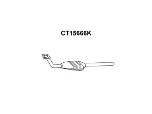 VENEPORTE CT15666K katalizatoriaus keitiklis 
 Išmetimo sistema -> Katalizatoriaus keitiklis
96022544