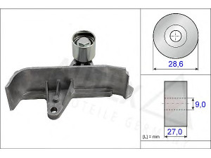 AUTEX 654831 kreipiantysis skriemulys, paskirstymo diržas
06A 109 181, 06A 109 181