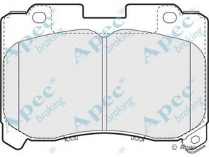APEC braking PAD865 stabdžių trinkelių rinkinys, diskinis stabdys 
 Techninės priežiūros dalys -> Papildomas remontas
0446514150, 0446520100, 0446520310