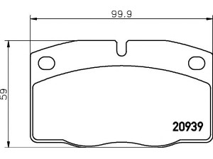 HELLA PAGID 8DB 355 007-251 stabdžių trinkelių rinkinys, diskinis stabdys 
 Techninės priežiūros dalys -> Papildomas remontas
90398759, 1605463, 1605485, 1605496