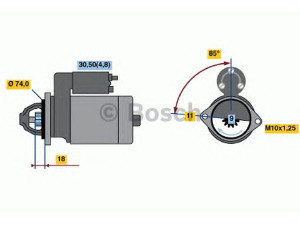 BOSCH 0 986 021 060 starteris 
 Elektros įranga -> Starterio sistema -> Starteris
28100-0D130