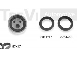 TREVI AUTOMOTIVE KD1078S paskirstymo diržo komplektas 
 Techninės priežiūros dalys -> Papildomas remontas
1680600QA, 1680600QAT, 1680600QAU