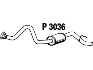FENNO P3036 galinis duslintuvas 
 Išmetimo sistema -> Duslintuvas
WCG103020