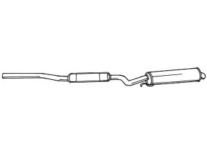 AKS DASIS SG12429 vidurinis duslintuvas