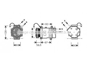 AVA QUALITY COOLING CNAK207 kompresorius, oro kondicionierius 
 Oro kondicionavimas -> Kompresorius/dalys
6453EN, 6453JH, 6453EN, 6453JH