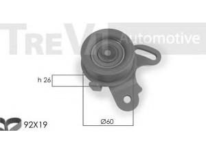 TREVI AUTOMOTIVE KD1032 paskirstymo diržo komplektas 
 Techninės priežiūros dalys -> Papildomas remontas