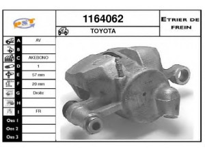 SNRA 1164062 stabdžių apkaba
4773027030, 4773028030
