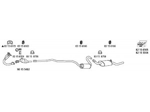 HJS Fo_178 išmetimo sistema 
 Išmetimo sistema -> Išmetimo sistema, visa