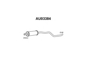 VENEPORTE AU03384 priekinis duslintuvas
8Z0254500KX