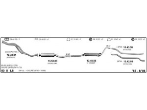 IMASAF 504000093 išmetimo sistema 
 Išmetimo sistema -> Išmetimo sistema, visa