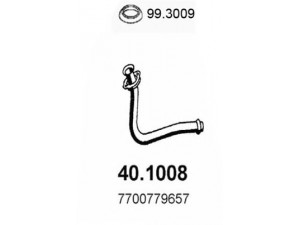 ASSO 40.1008 išleidimo kolektorius 
 Išmetimo sistema -> Išmetimo vamzdžiai
7700779657