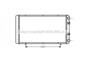 AVA QUALITY COOLING RT2156 radiatorius, variklio aušinimas
7700744158
