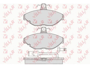 VILLAR 626.0236 stabdžių trinkelių rinkinys, diskinis stabdys 
 Techninės priežiūros dalys -> Papildomas remontas
BHM7237, GBP656, GBP90288, GBP90294