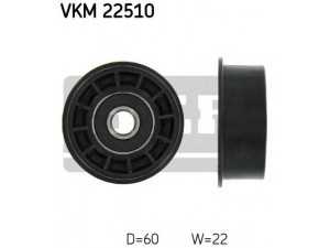 SKF VKM 22510 kreipiantysis skriemulys, paskirstymo diržas 
 Diržinė pavara -> Paskirstymo diržas/komplektas -> Laisvasis/kreipiamasis skriemulys
60504226