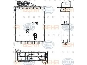 HELLA 8FH 351 313-661 šilumokaitis, salono šildymas
BOA93675