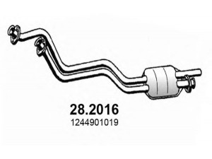 ASSO 28.2016 priekinis duslintuvas 
 Išmetimo sistema -> Duslintuvas
1244901019, 1244906019, 2014907719