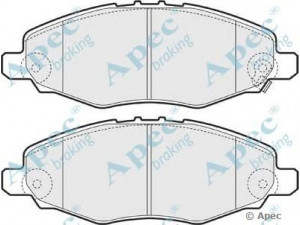 APEC braking PAD1599 stabdžių trinkelių rinkinys, diskinis stabdys 
 Techninės priežiūros dalys -> Papildomas remontas
044650K040, 044650K100, 044650K130